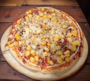 Sweet corn pizza