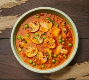Mushroom matar masala