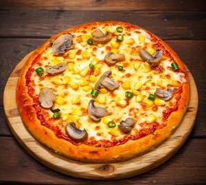 Bhutta Mushroom Pizza