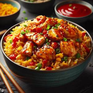 Chicken Schezwan Rice