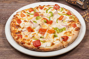 Onion Capsicum Tomato Pizza [8 inches, 6 Slices]
