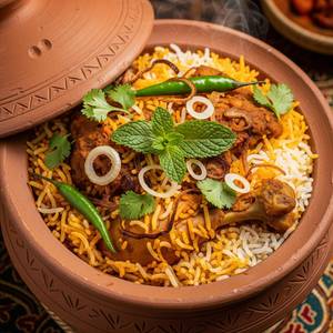 Handi biryani