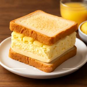 Ice cream pineapple cheese sandwich