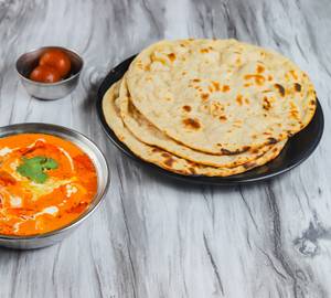 Paneer Makhanwala (300 Ml) + 3 Butter Roti + Gulabjamun (1 Piece)