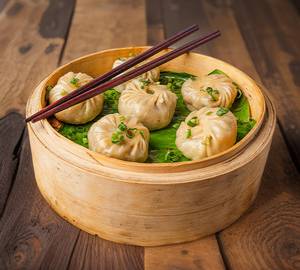 Mix Veg Steam Momos(10Pcs)