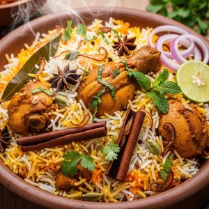 Hydrabadi chicken biryani