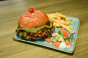 Grilled Halloumi Burger