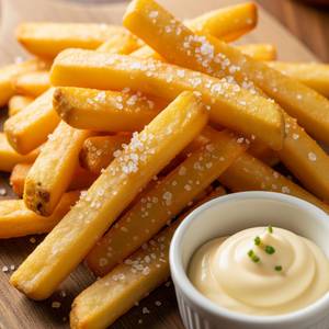 Salted French Fries [100 Gram] With Sauce