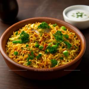 Smoky biryani