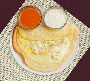 Egg dosa (single egg)