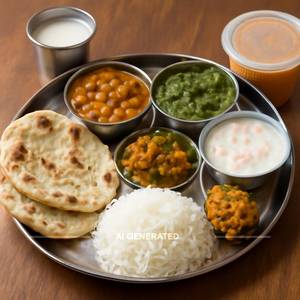 Special punjabi thali [with parcel]