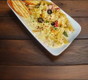 Veg Alfredo White Sauce Pasta