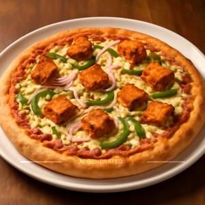 Tandoori paneer pizza [regular]