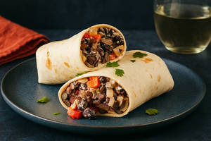 Veg Jamaican Burritos
