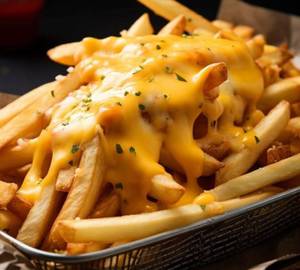 Masala Fries With Cheese