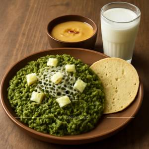 Cheese Palak Paneer Khichdi Combo