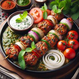 Butter Chicken Seekh Kebab