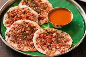 Onion Tomato Uttapam