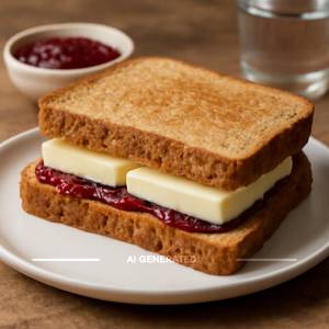 Cheese jam sandwich [sandwich]