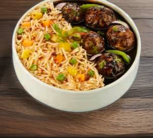 Manchurian Gravy+Rice