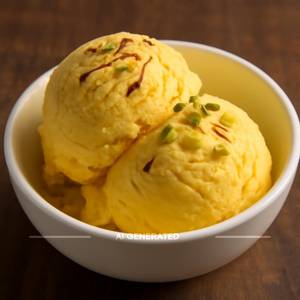 Kesar malti ice cream
