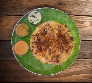 Small Onion Ghee Podi Uthappam