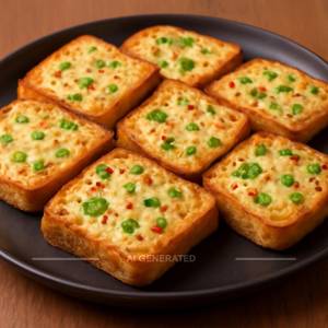 Cheese chilli garlic toast [8 pieces]