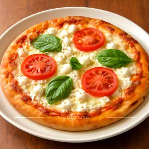 8" Medium Double Cheese Margherita  Pizza