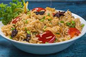 Chicken burn garlic rice