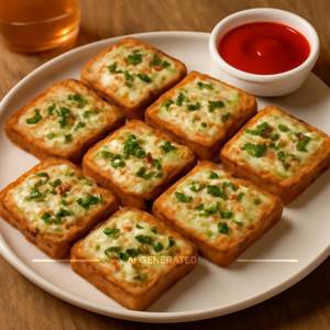 Cheese chilli toast [8 pieces]