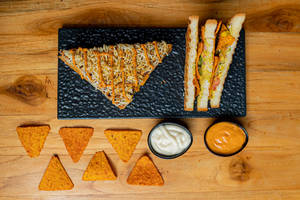 Nachos Masala Sandwich.