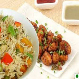 Veg Biriyani Family Pack + Veg Manchurian