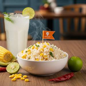 Corn Rice + Fresh Lime Soda                             
