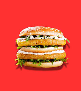 Double Cheese Chicken Burger