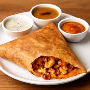 Schezwan paneer dosa