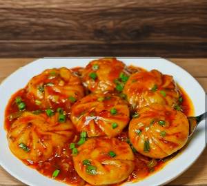 Veg Manchurian Momos 8Pec