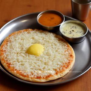 Cheese uttapam (butter)