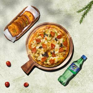 Diavola + Sprite + Garlic Bread