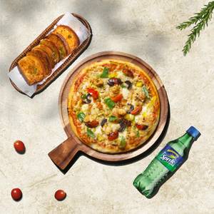 Gamberetti + Sprite + Garlic Bread