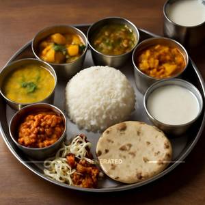 Rajsthani thali