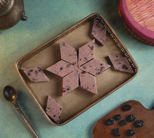 Blueberry Kaju Katli