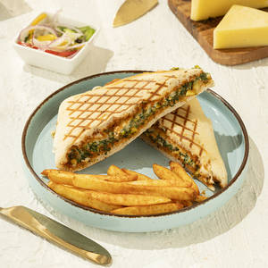 Spinach Corn & Mushroom Panini