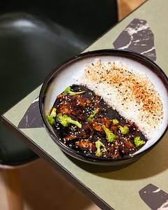 Teriyaki Sauce & Rice