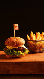 Crispy Fried Chicken Burger
