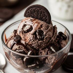 Crunchy Oreo Fudge Ice Cream
