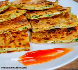 Boiled egg parantha
