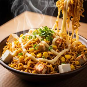 Cheese Corn Paneer Maggi