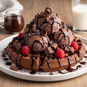 Death By Chocolate Waffle