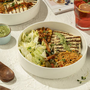 Creamy Pesto / Tomato Bowl Grilled COTTAGE CHEESE