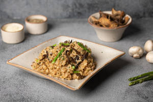 Mushroom & Asparagus Risotto